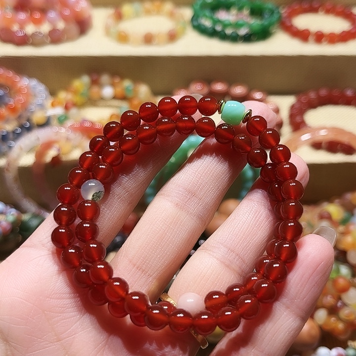 玛瑙/玉髓未镶嵌手链