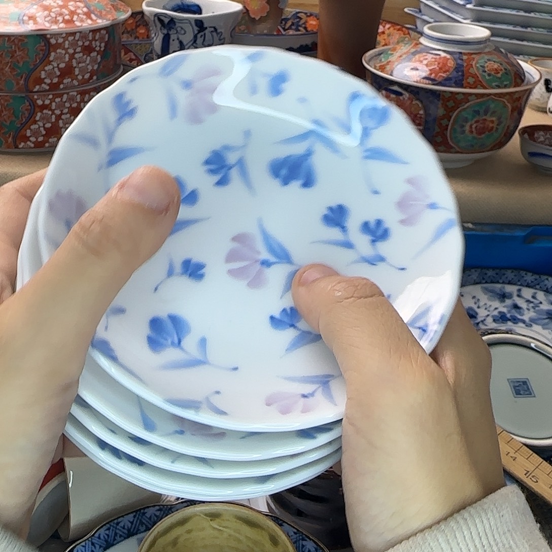 书***袖瓷片245 回流日瓷全场满18米包邮