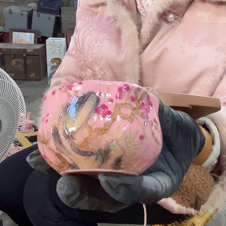 摆件陶景德镇高温瓷玉杯子