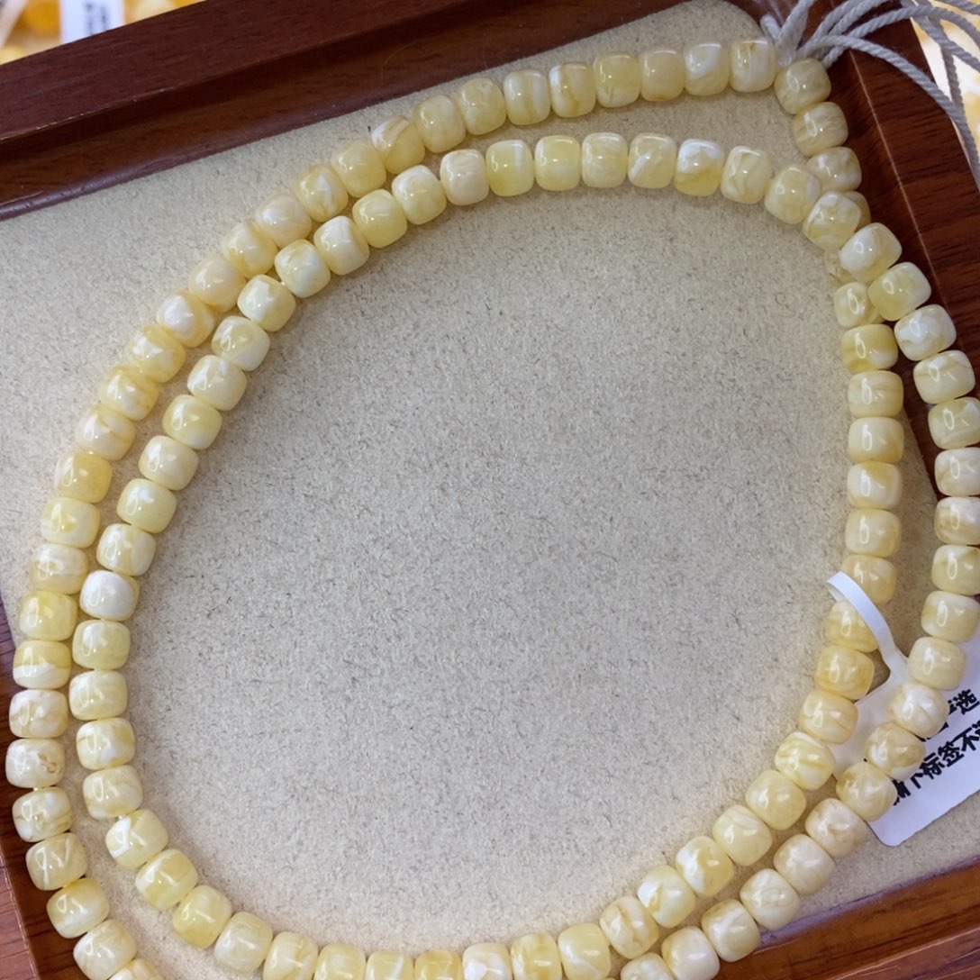 琥珀珠宝奇石未镶嵌6.5mm