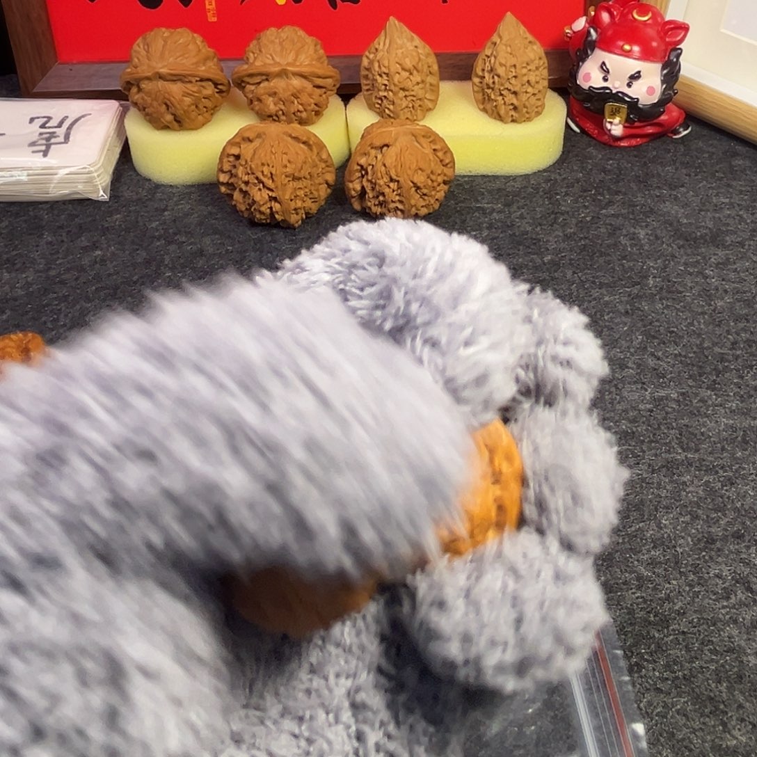 文玩核桃把件铁锤