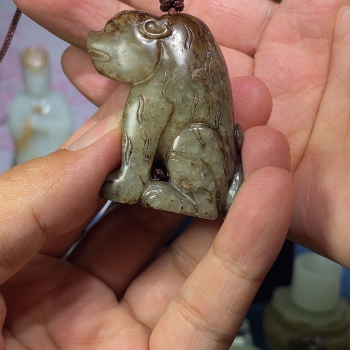 和田玉未镶嵌挂件用****7