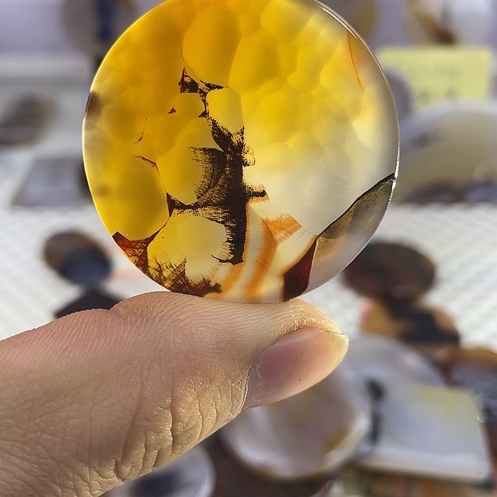 玛瑙/玉髓合金颈饰