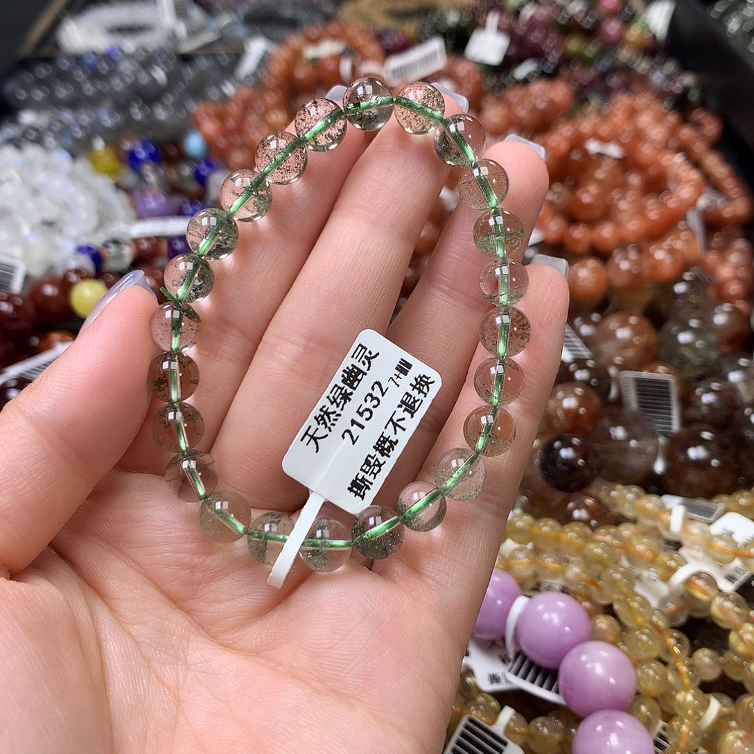 水晶手链未镶嵌，