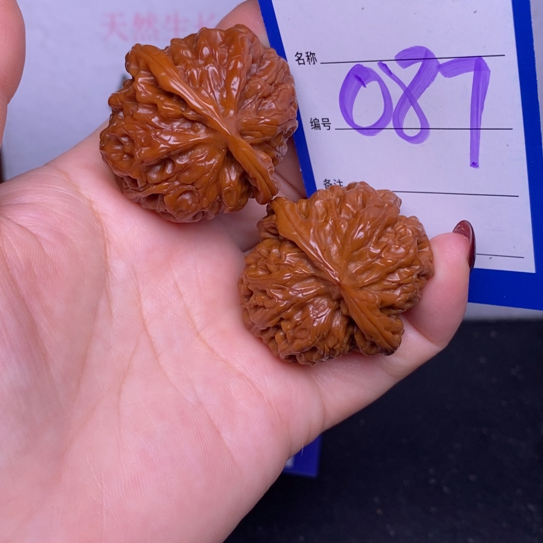 把件文玩核桃087/38苹果园色差福利