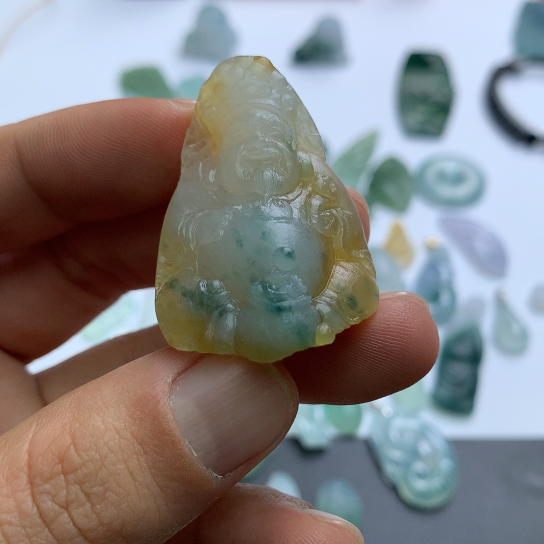 定制翡翠未镶嵌天然翡翠A货