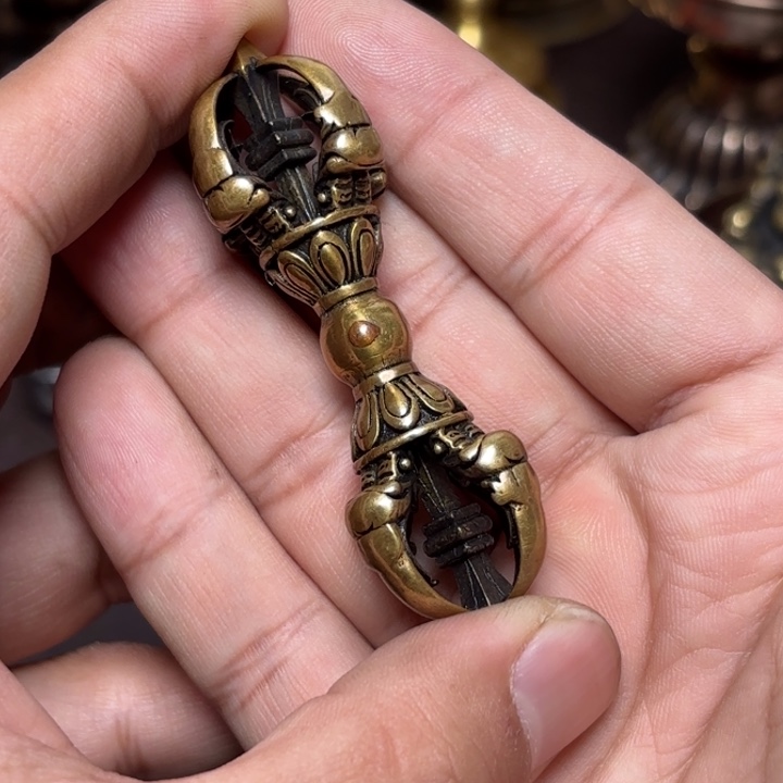 澳***子铜星月菩提挂件菩提