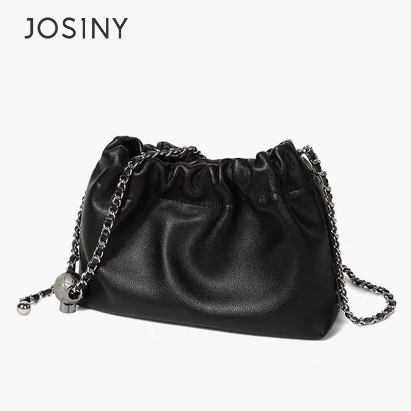 JOS1NY/卓诗尼小众云朵包高级感褶皱设计单肩斜挎包女包