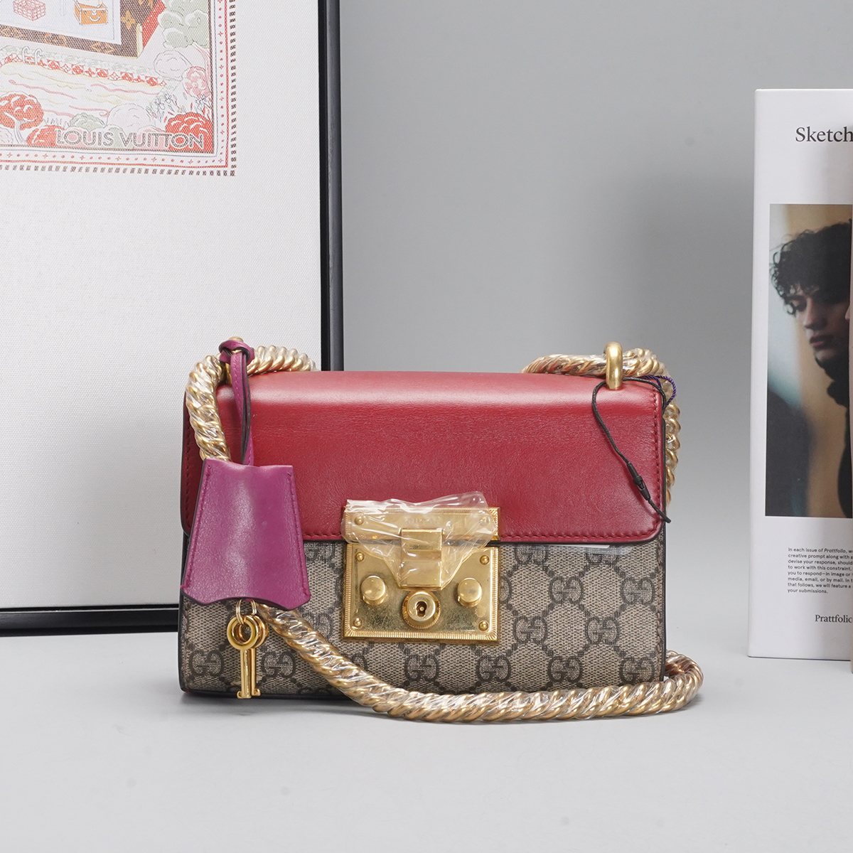 95新 GUCCI/古驰 月光宝盒小号斜挎包【总仓】BG22001467