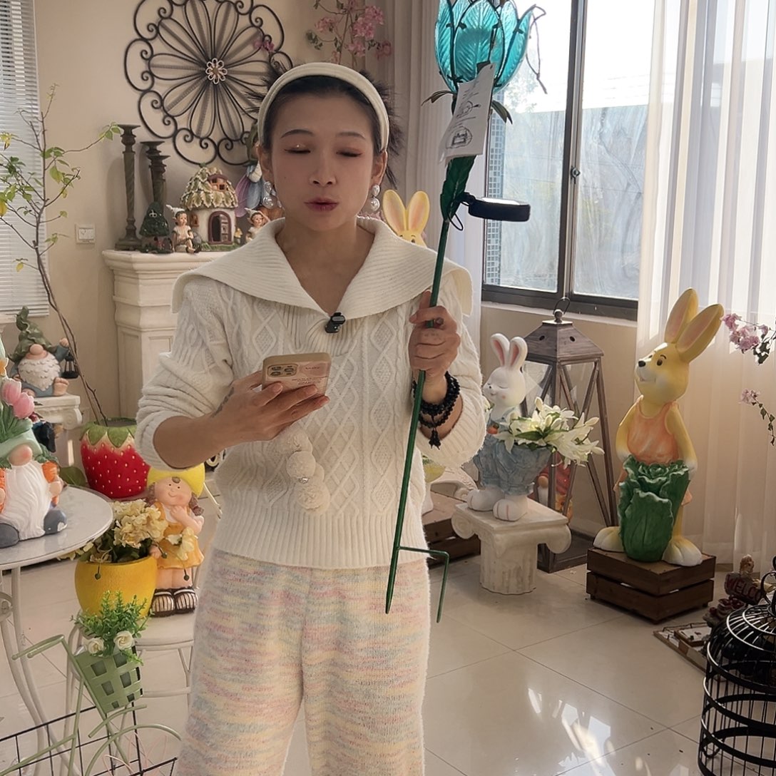 花园摆件红红火火