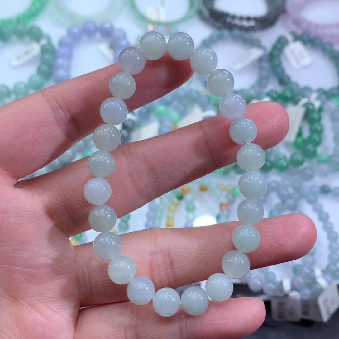 翡翠手链未镶嵌天然