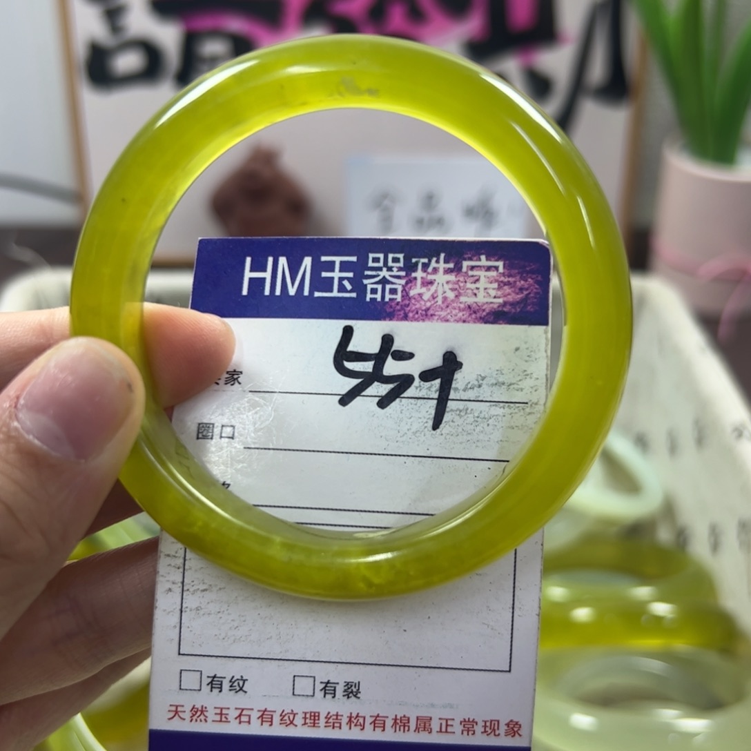 蛇纹石玉手镯未镶嵌760