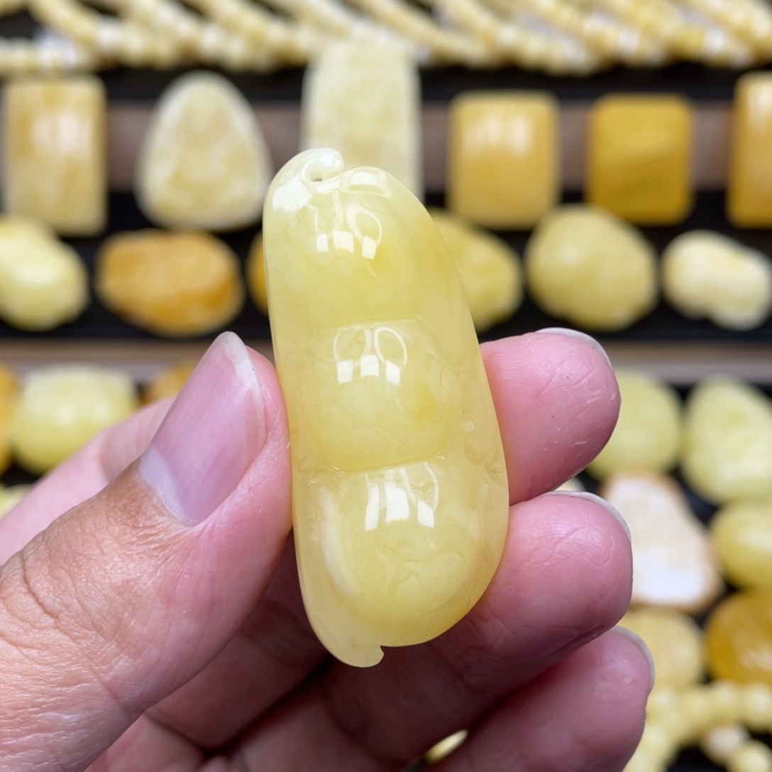 琥珀未镶嵌裸石琥珀蜜蜡