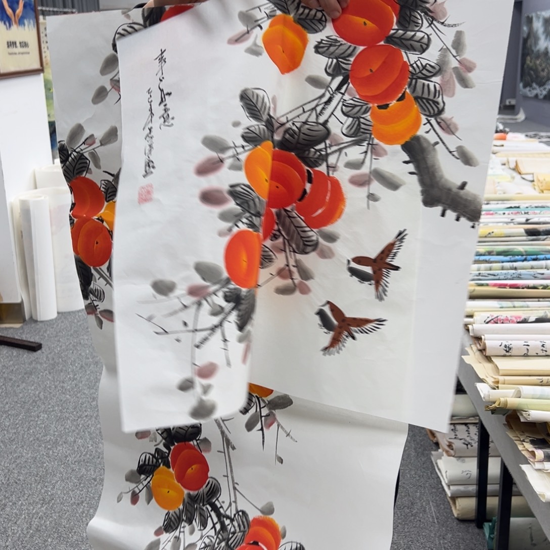 国画纯手绘字画宣纸