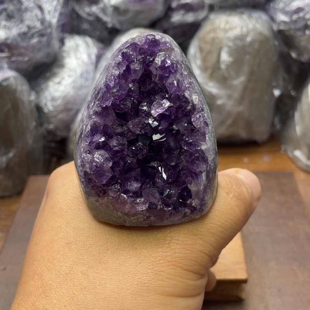 未镶嵌摆件紫晶紫晶