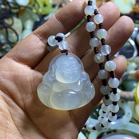 岫玉颈饰未镶嵌挂件