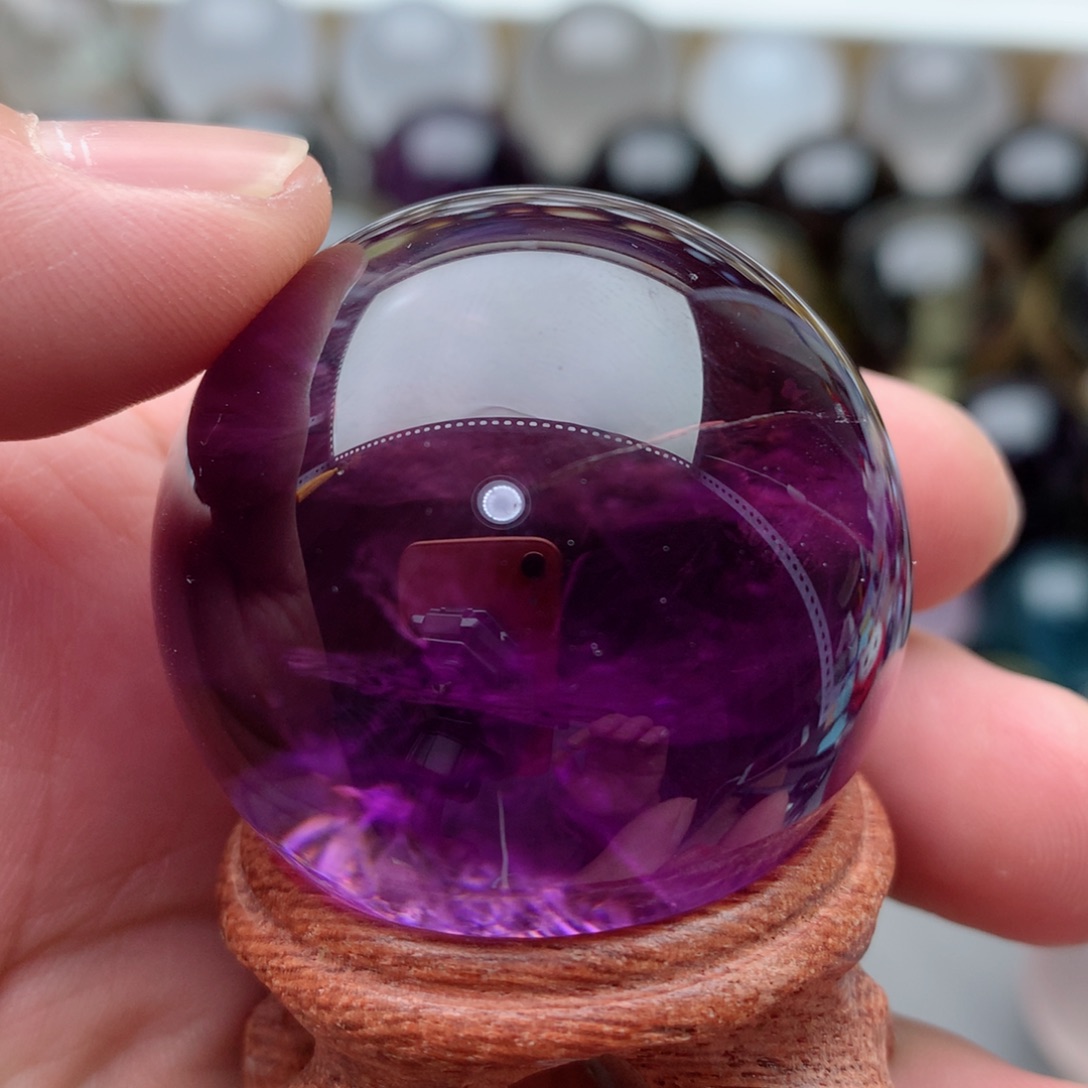 【闪购商品】水晶天然水晶球摆件未镶嵌会***树