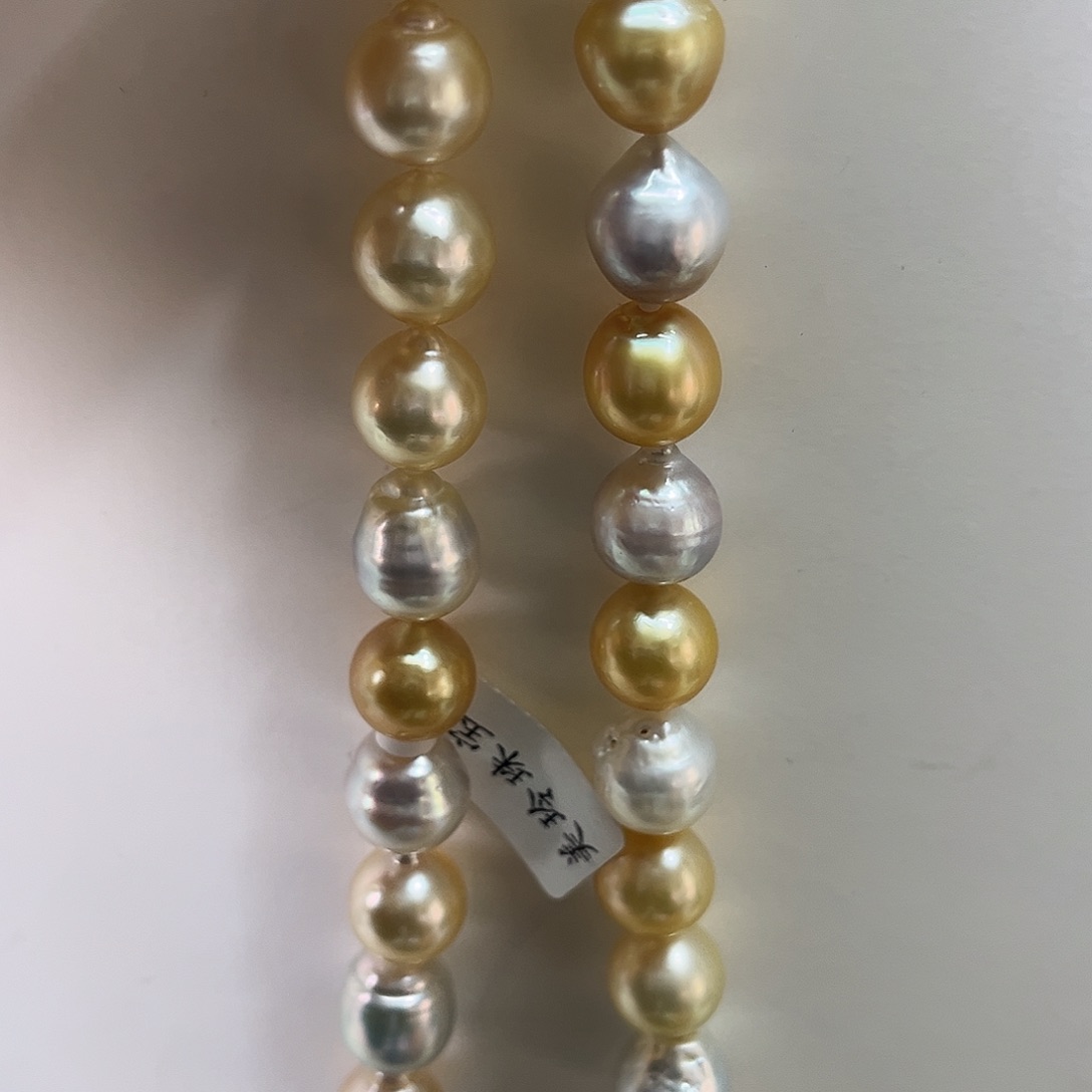 海水珍珠颈饰银S925镶嵌