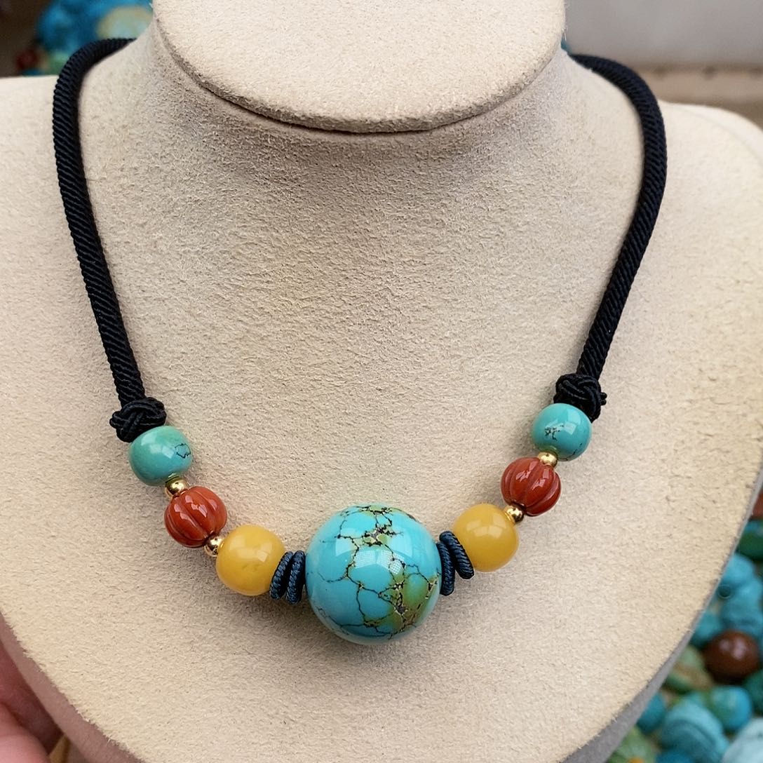 绿松石珠宝奇石未镶嵌