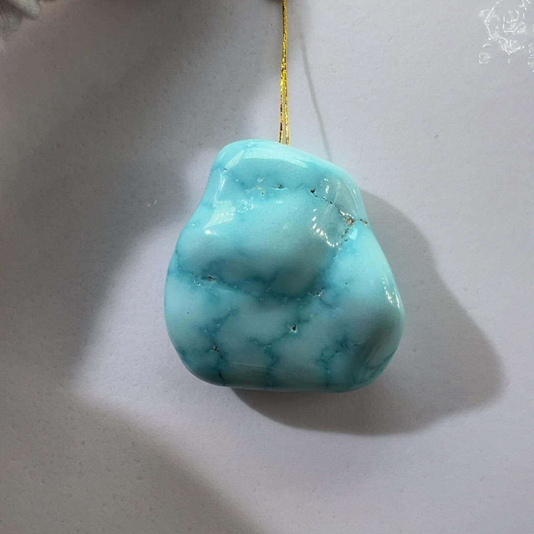 绿松石未镶嵌挂件