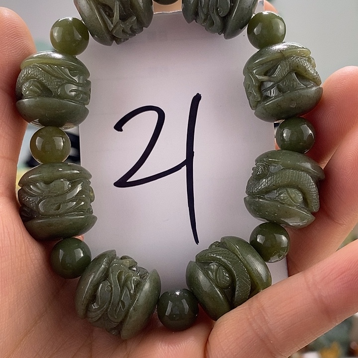 和田玉手链未镶嵌