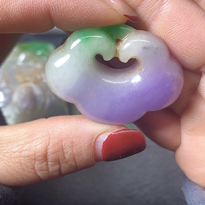 白玉菩提吊坠摆件