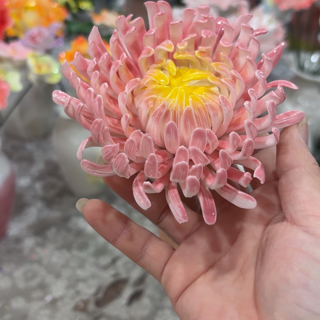 陶瓷花拍满20元发货退款的拉黑