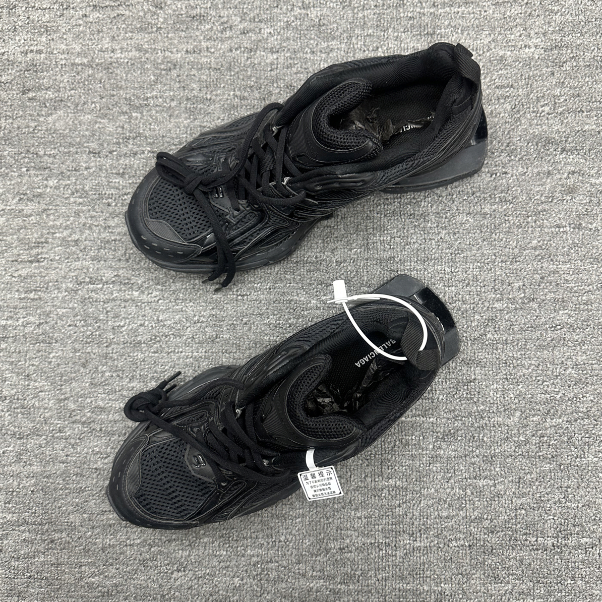 未使用 Balenciaga/巴黎世家 41 巴黎世家弹簧鞋 黑色全新