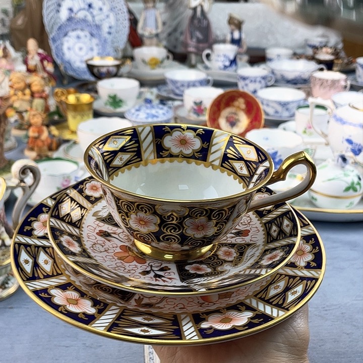 中古欧瓷瓷器小房子