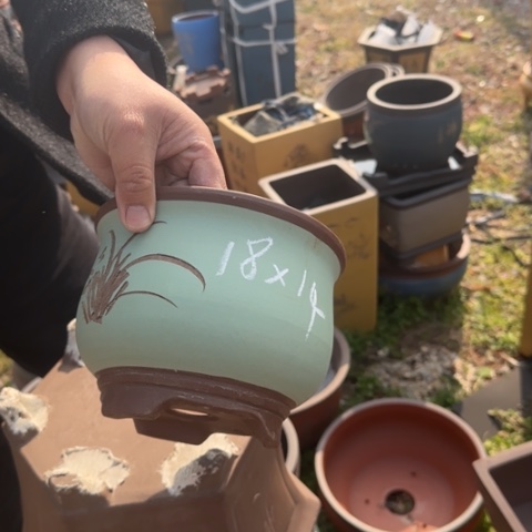 红陶紫砂花盆盆景盆栽