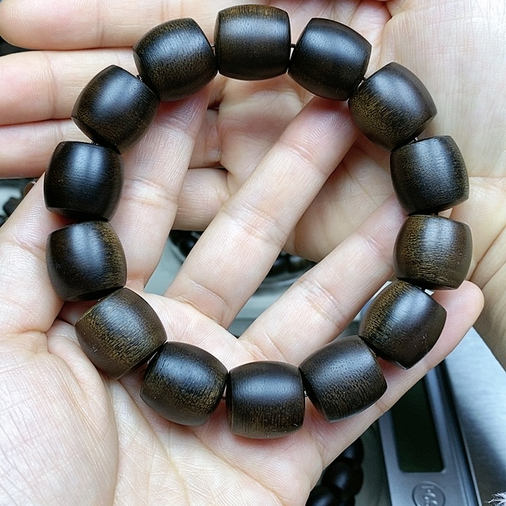 沉香手串用****9越南芽庄白棋楠