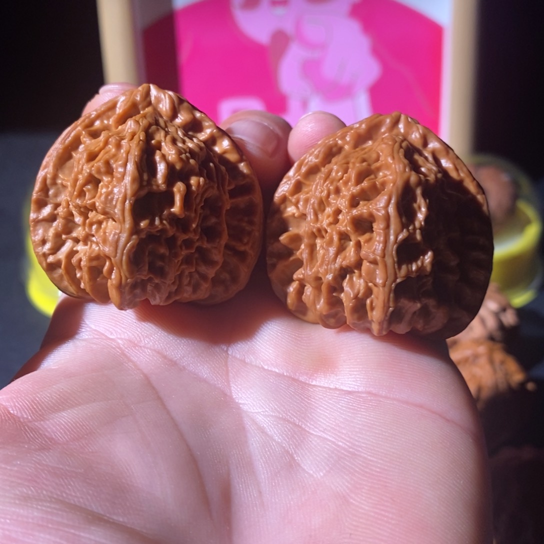 吊坠文玩核桃41全品三角白