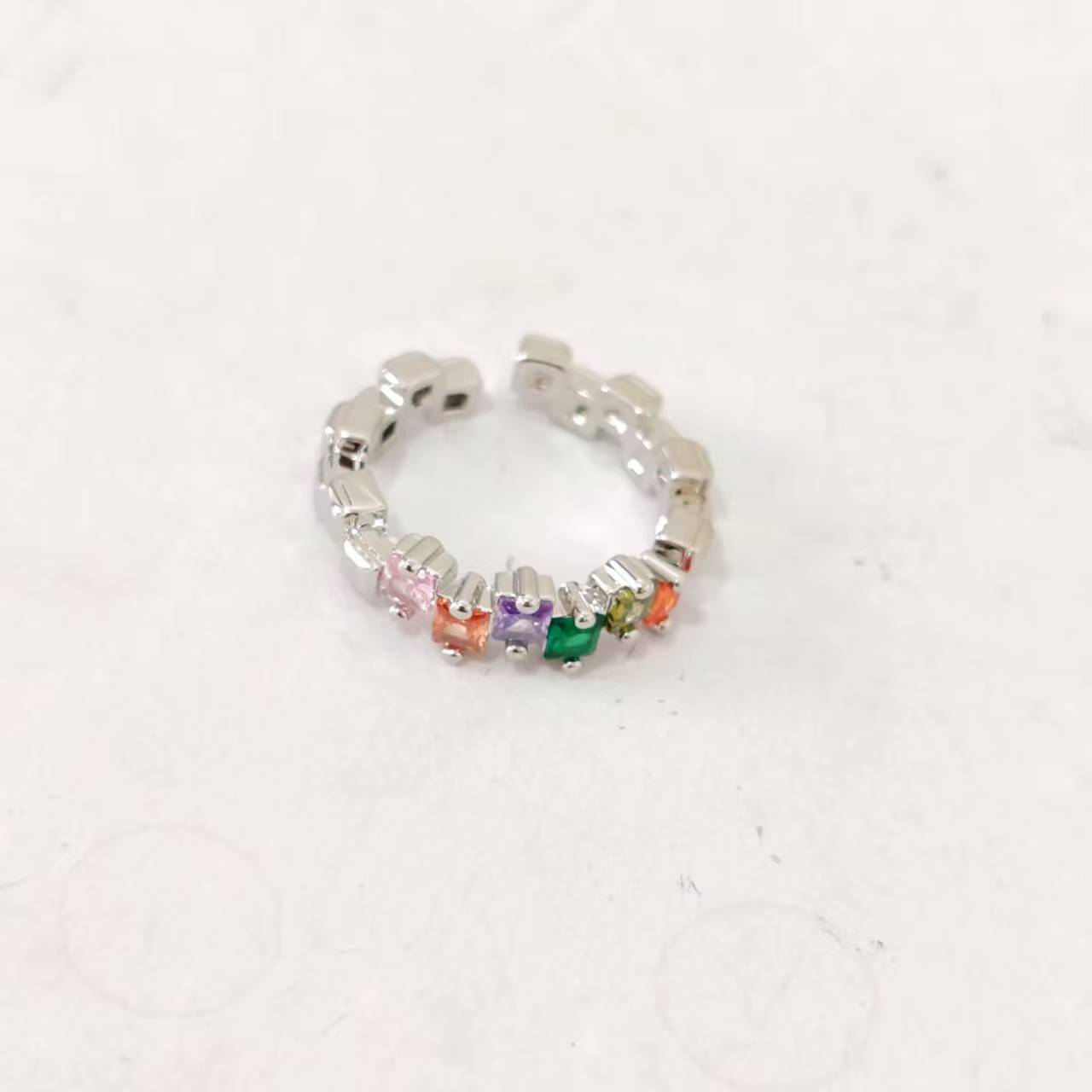 非金属珐琅戒指 气质轻奢时尚百搭简约精致戒指ZDM1316257