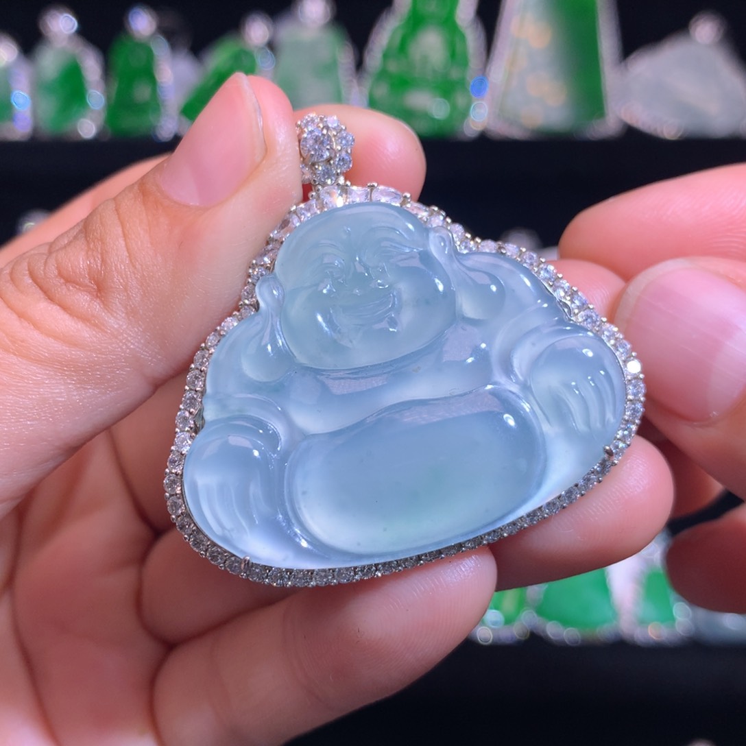 【闪购商品】颈饰银S925镶嵌翡翠天然翡翠