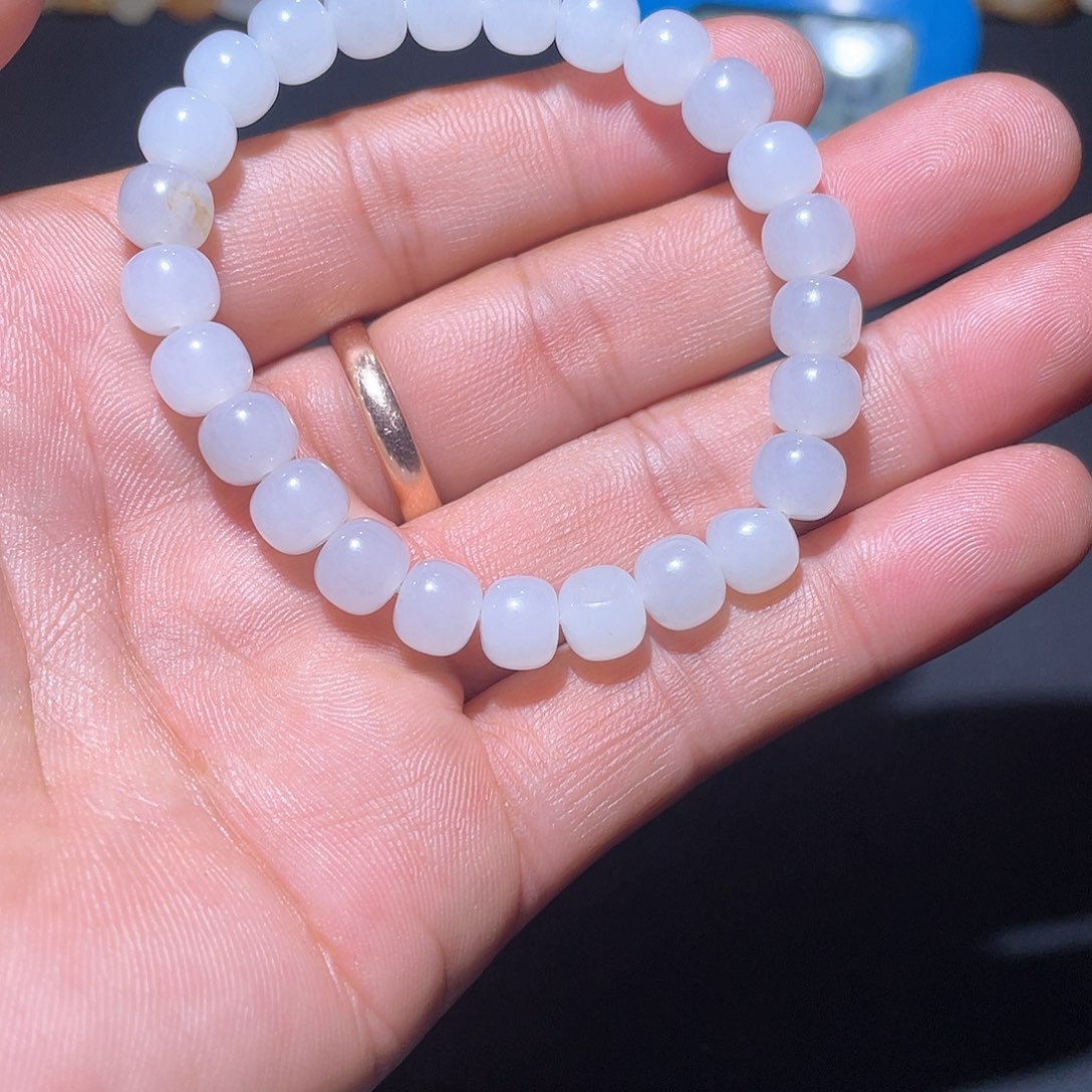 和田玉（白玉）颈饰未镶嵌风****苦