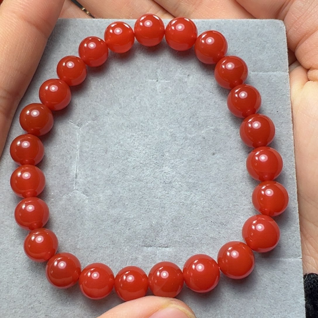 南红玛瑙手串未镶嵌宝*
