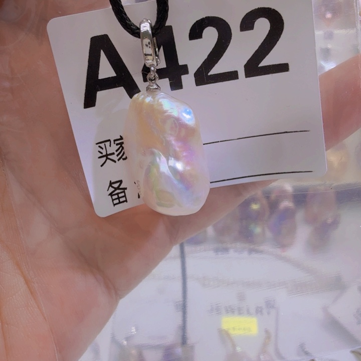 淡水珍珠银S925镶嵌颈饰