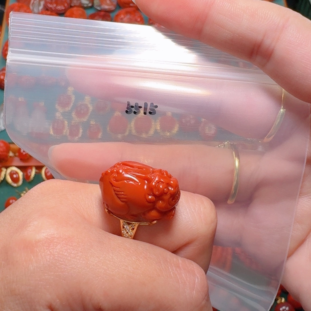 南红玛瑙南红银S925镶嵌