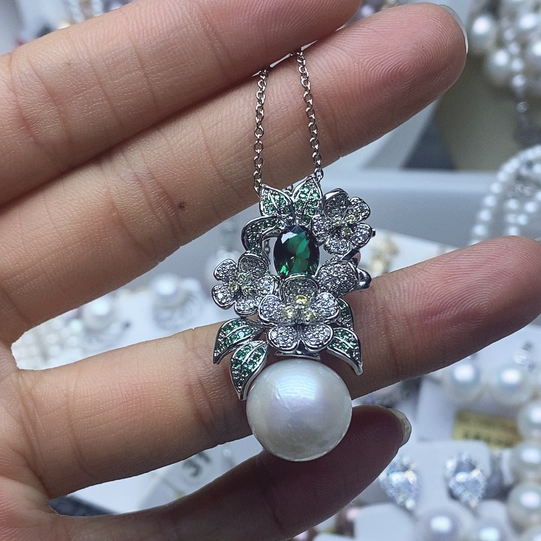 未镶嵌淡水珍珠套链