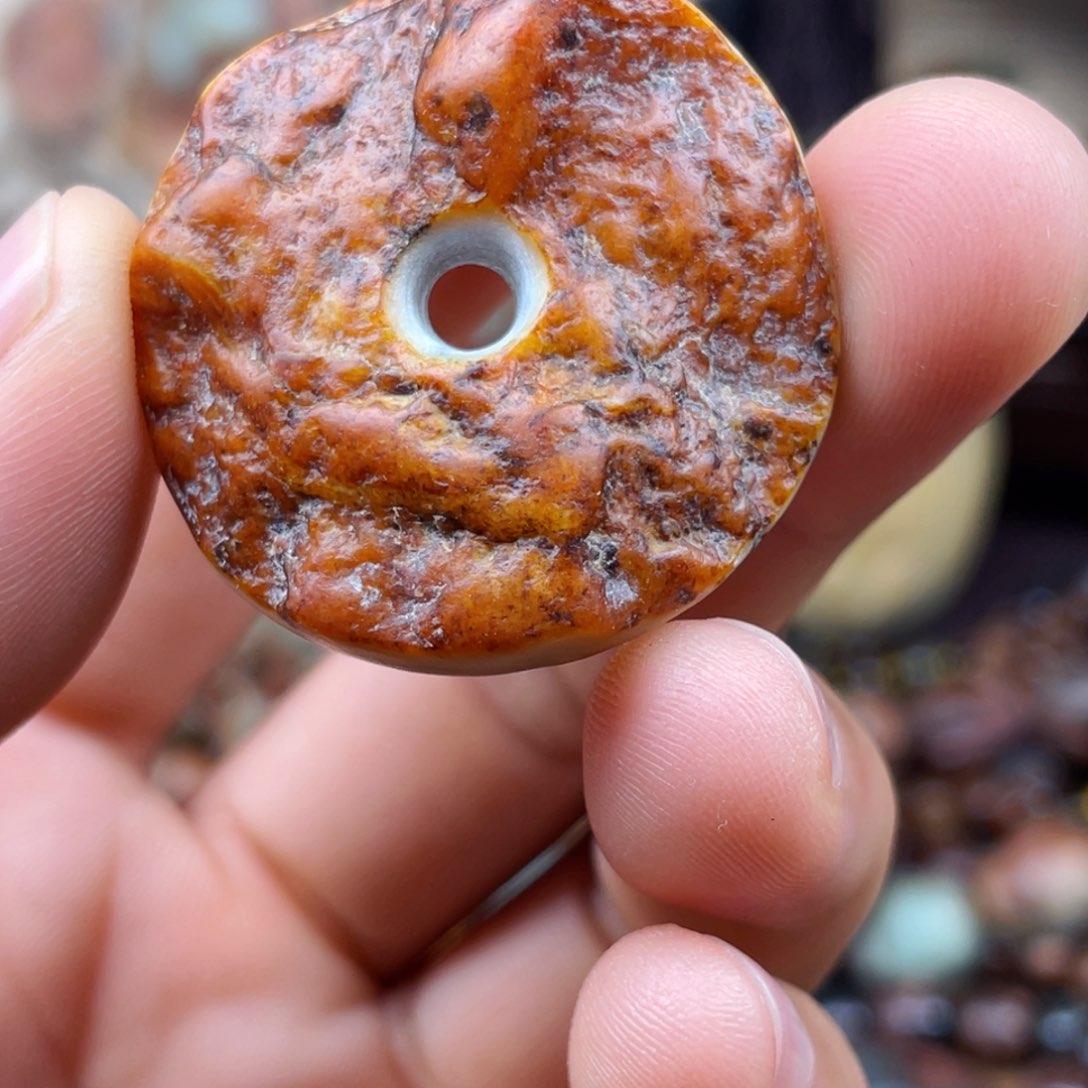 手链未镶嵌岫岩河磨玉（透闪石质玉）妍