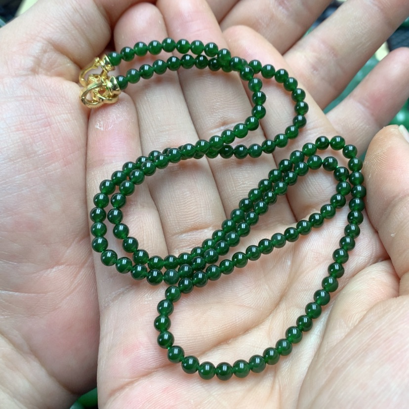 【闪购商品】和田玉（碧玉）项链未镶嵌