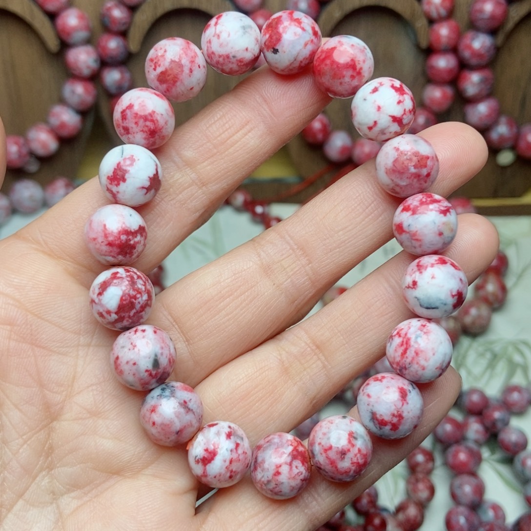 天然辰砂朱砂原石卡11