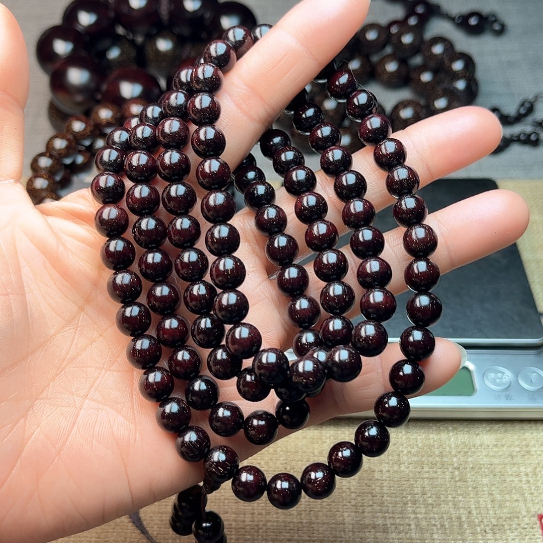 檀香紫檀（小叶紫檀）0.8 108颗