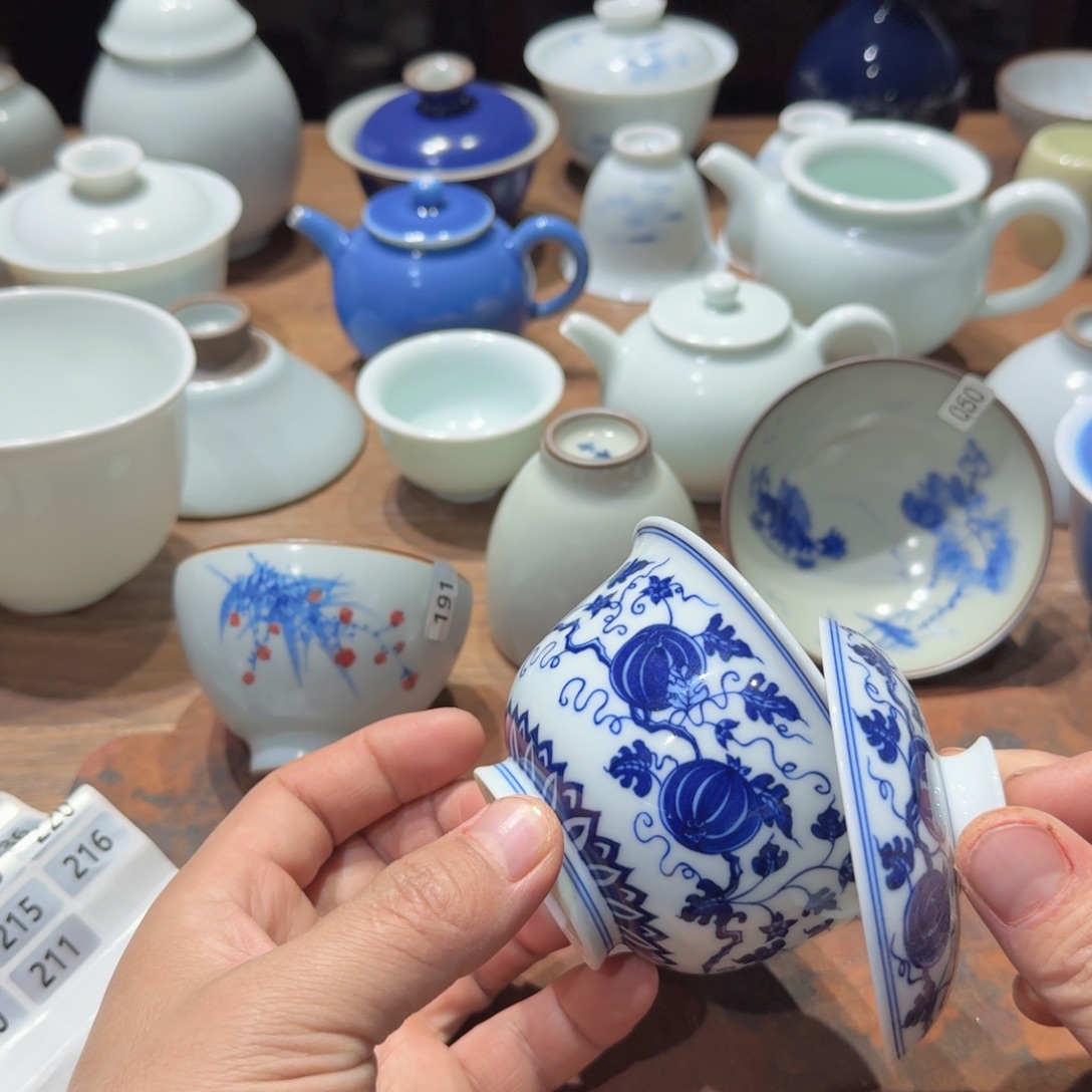 青花福利盖碗喜欢的可以拍