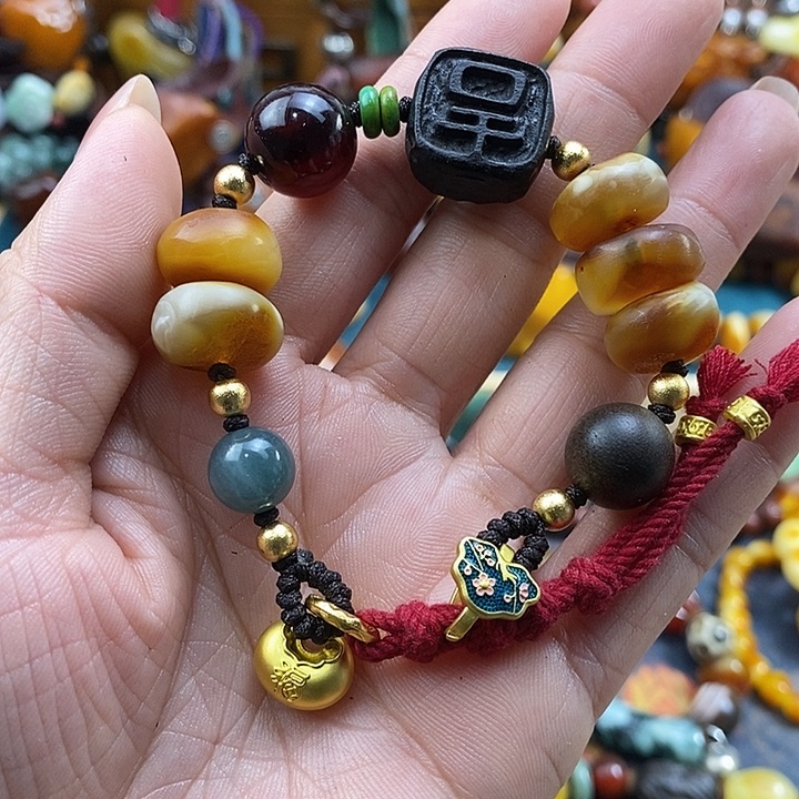 蜜蜡未镶嵌手链手链