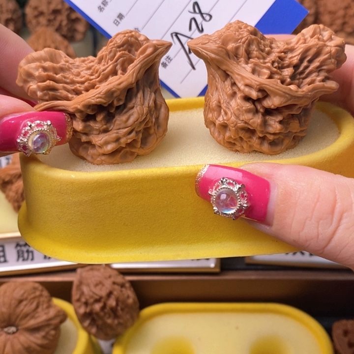 桃核吊坠❤️****大鸟大鸳鸯