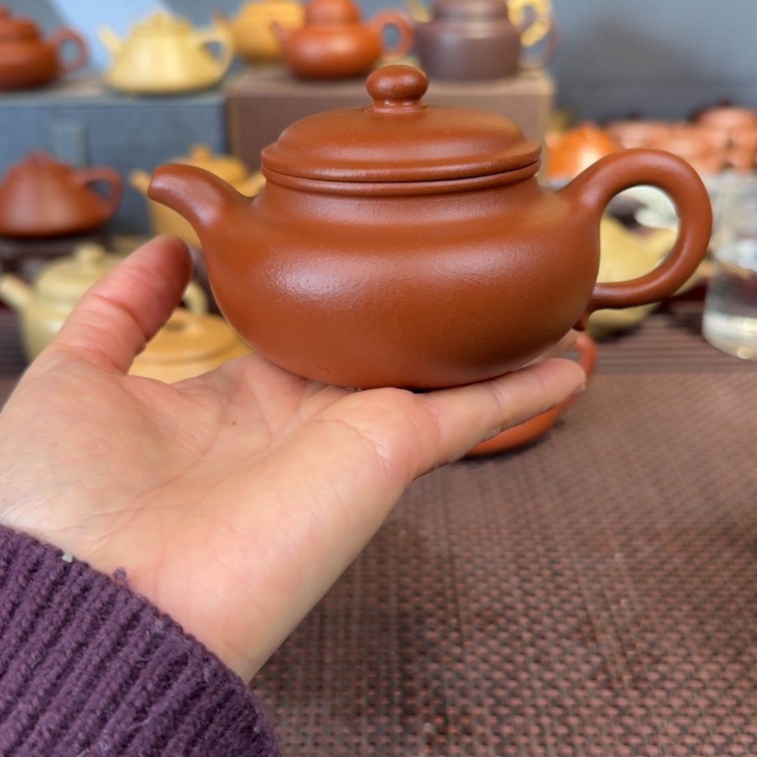 朱泥茶壶180毫升左右