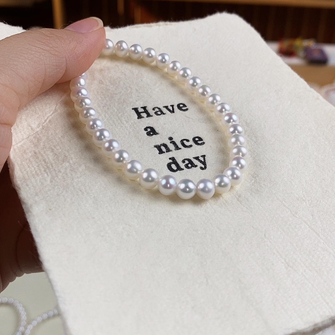 未镶嵌手绳淡水珍珠