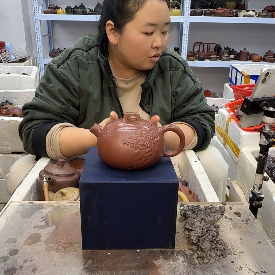 紫砂茶壶宜兴紫砂壶瑕疵处理