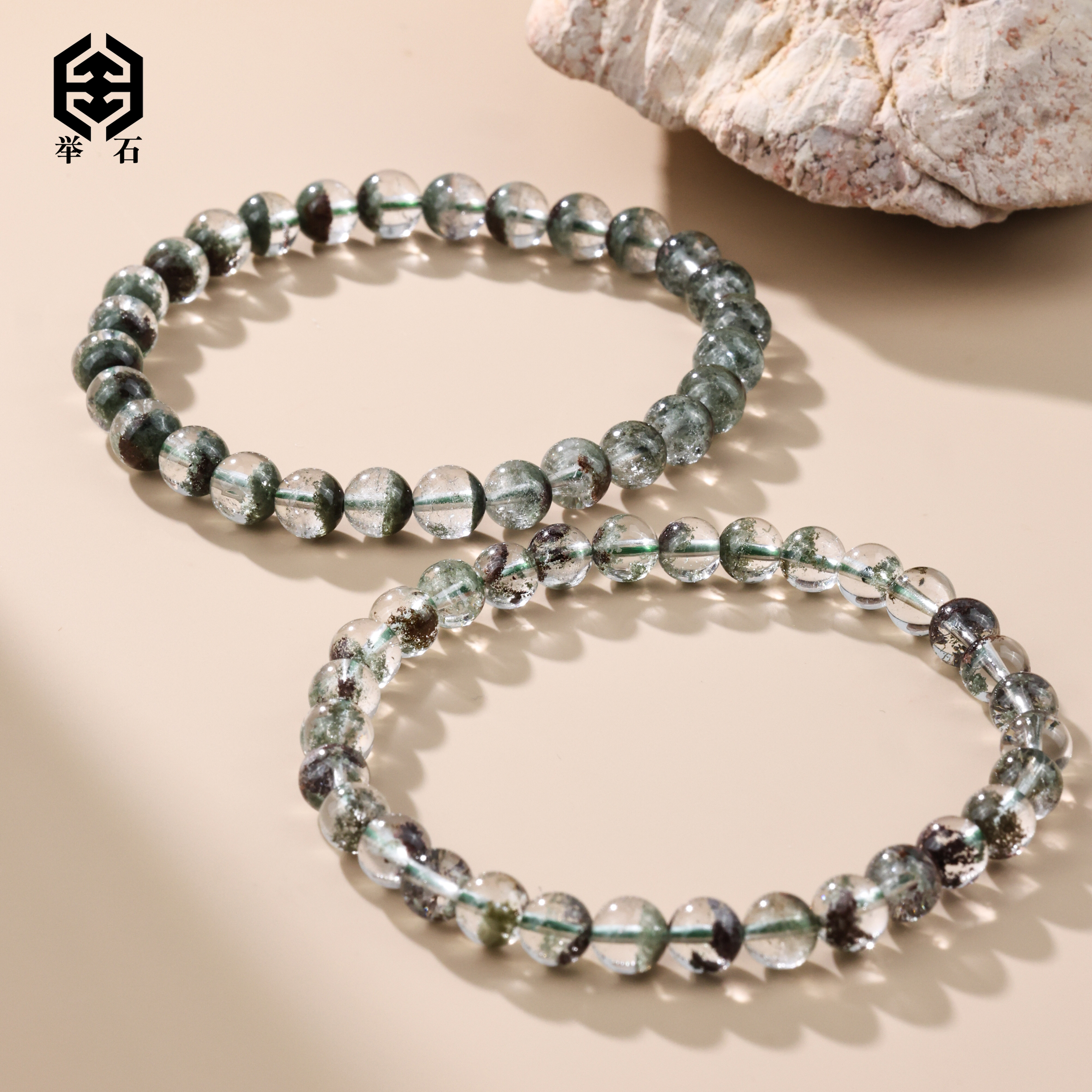 【举石饰品】X0603-1007-35水晶手串（一件/多样性发/约5mm+）Z